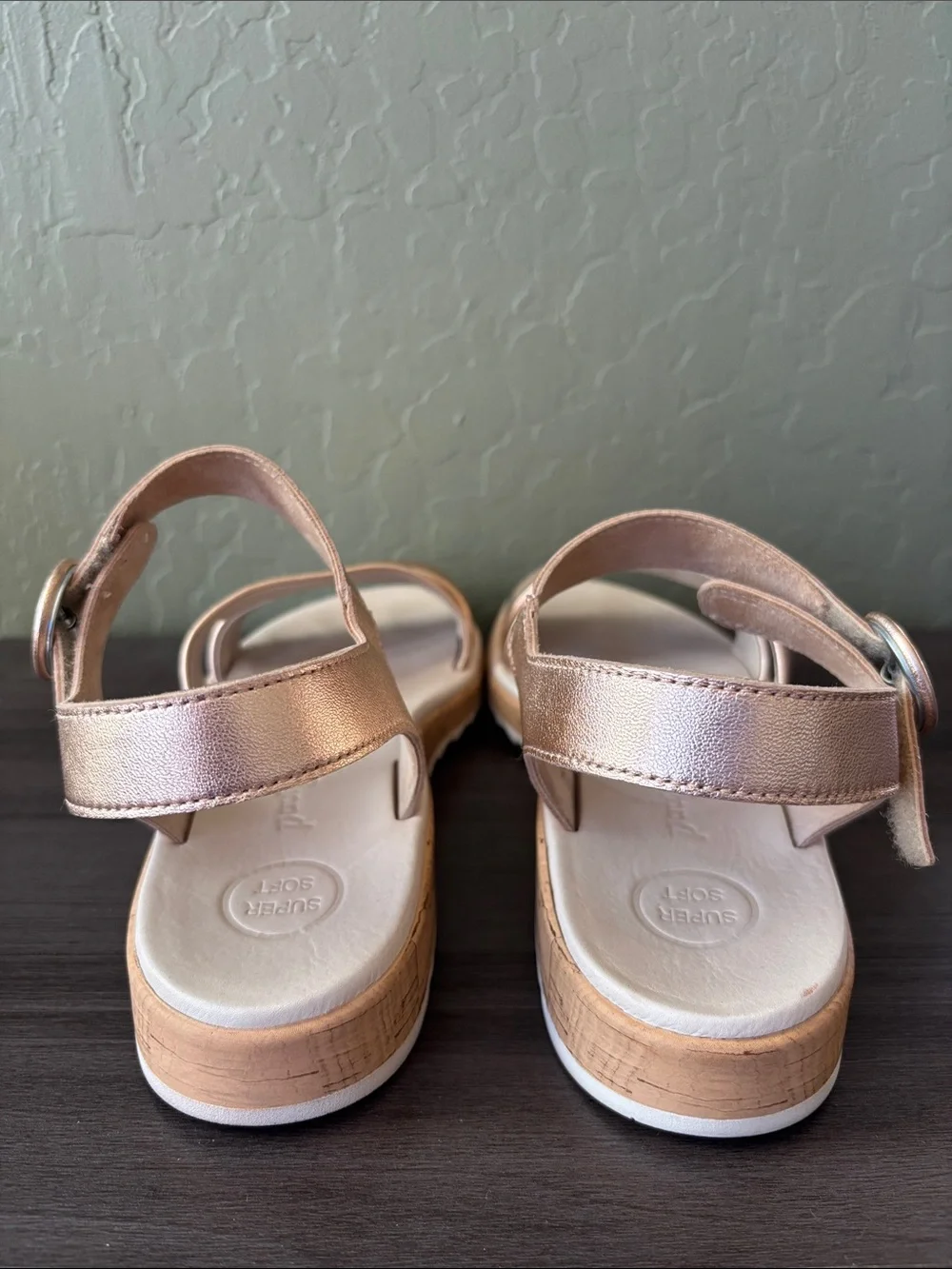 Paul Green Teegan Rosato Nappa Metallic Sandal Size 10 (UK 7.5)